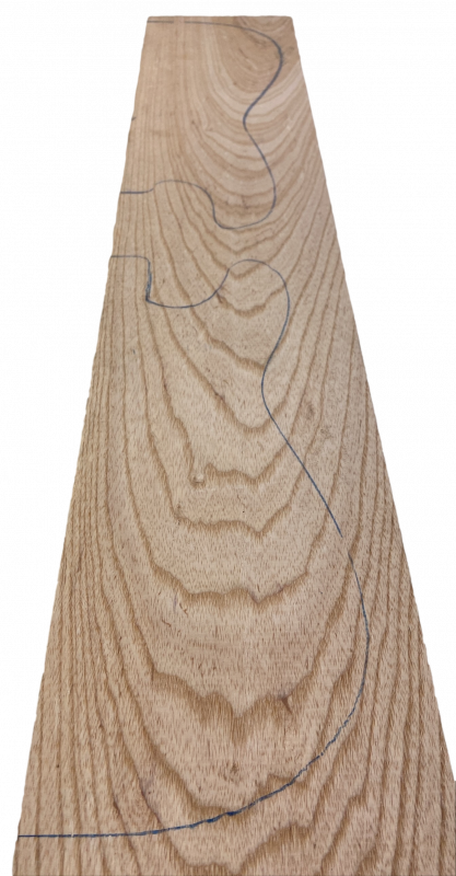 Body Swamp Ash, 2-pcs. grainmatched, Unique Piece #196